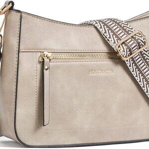 Crossbody Bags for Women Vegan Leather Hobo Purses Shoulder Handbags with Detach